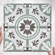 Vera 200 x 200mm Decorative Matt Porcelain Tile